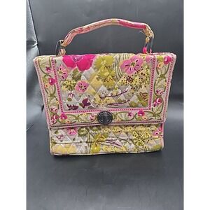 New Vera Bradley Julia Retired Make Me Blush Satchel Purse